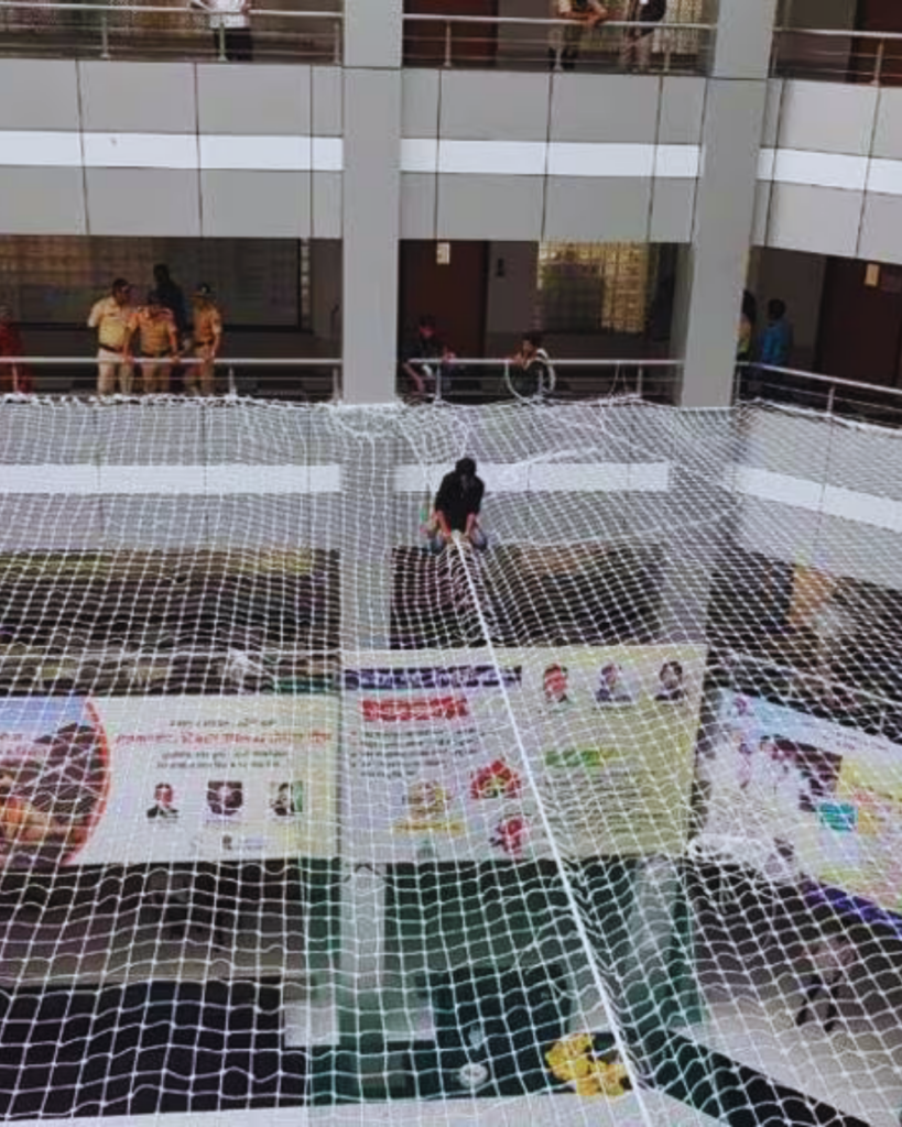 Open area safety nets for terraces in Hyderabad